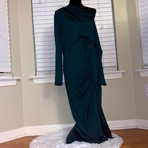 Fashion to Figure Green One Shoulder Dress